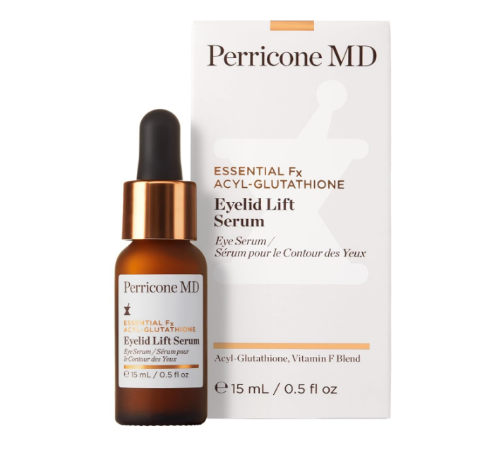 Perricone MD Essential Fx Acyl-Glutathione Eyelid Lift Serum | Lightweight Eye Serum | Corrects the look of creases, crepiness and drooping, Diminishes appearance of under-eye circles and darkness